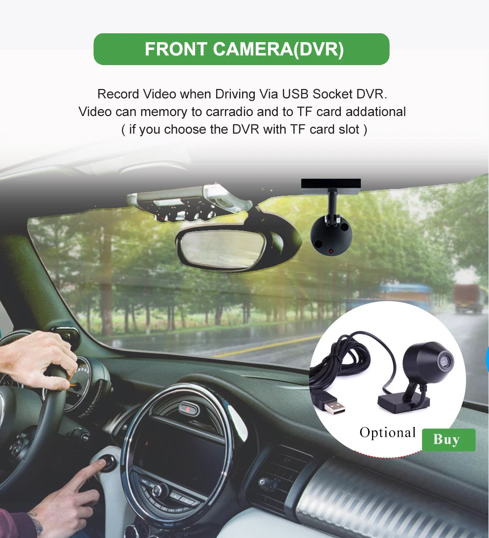 Discount Bonroad Android 9.0  2Din Car DVD GPS Navigation For Corolla E120 BYD F3 Capacitive Screen WIFI 3G USB Car Radio Video FM RDS 9