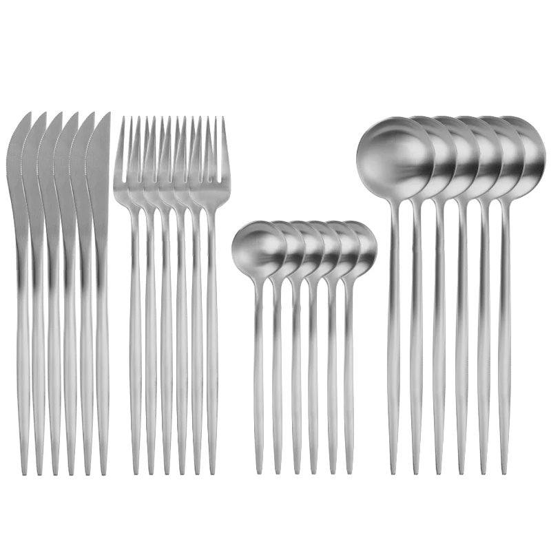 24pcs Silver Mirror