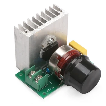 

AC 220V 3800W SCR Motor Speed Controller Imported Thyristor Power Electronic Dimmer Voltage Regulator Temperature Silicon Switch