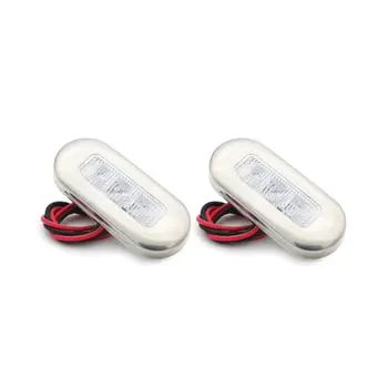 

4x3 LED 12V Boat Stair Deck Side Marker Light Courtesy Lights Indicator Turn Signal Lighting Marine Boat Accessory Taillights