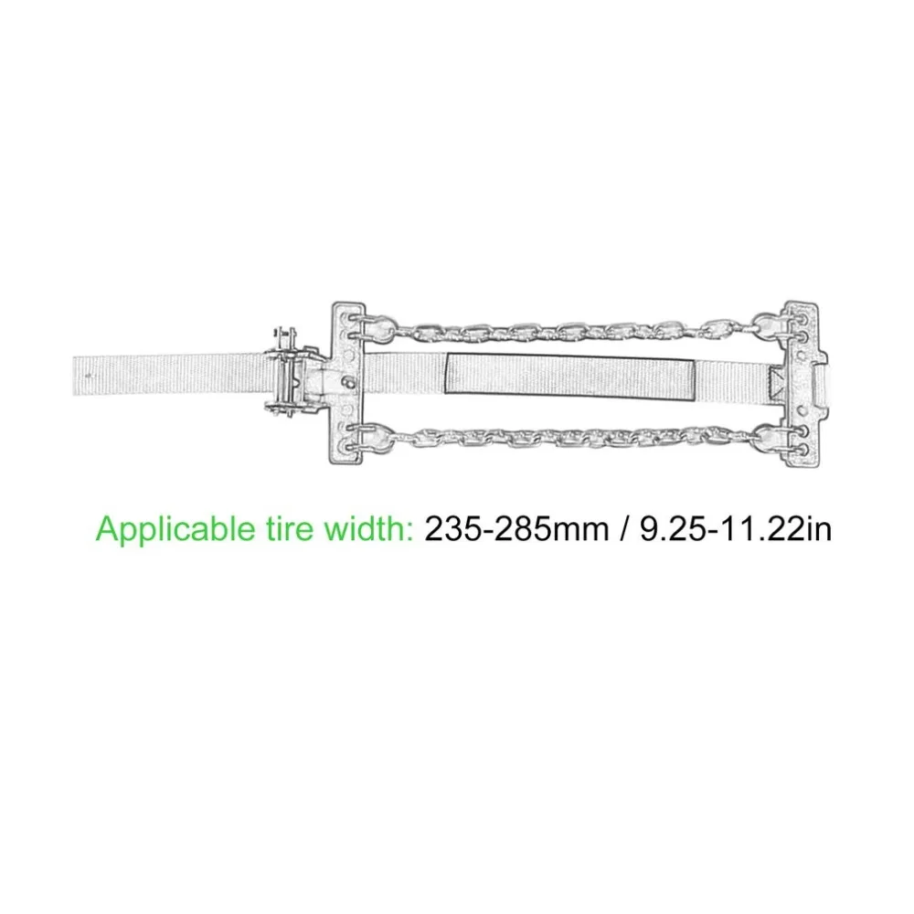1 шт. прочная марганцевая сталь автомобильная шина противоскользящая цепь легкое применение шина Противоскользящий ремень для снежной дороги ледяная дорога песчаная дорога