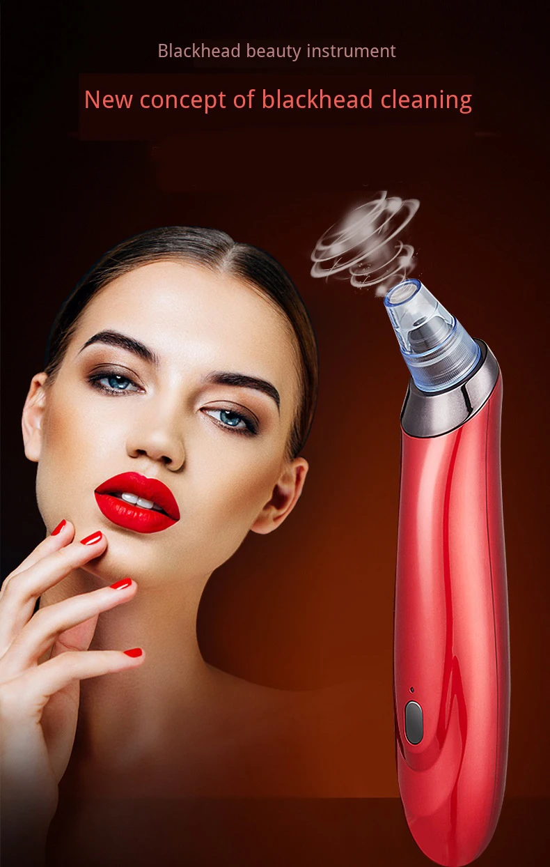 Cuidados com a Pele Máquina de Limpeza Cuidados com o Rosto Elétrica Cravo Acne Removedor Poros Profundos Rosto Exportação Instrumento Beleza 7 Elétrica cravo acne removedor cravo cuidados com