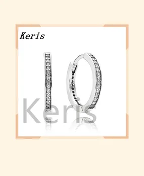 

100% 925 sterling silver signature stunning fresh casual female earrings original jewellery 29058cz