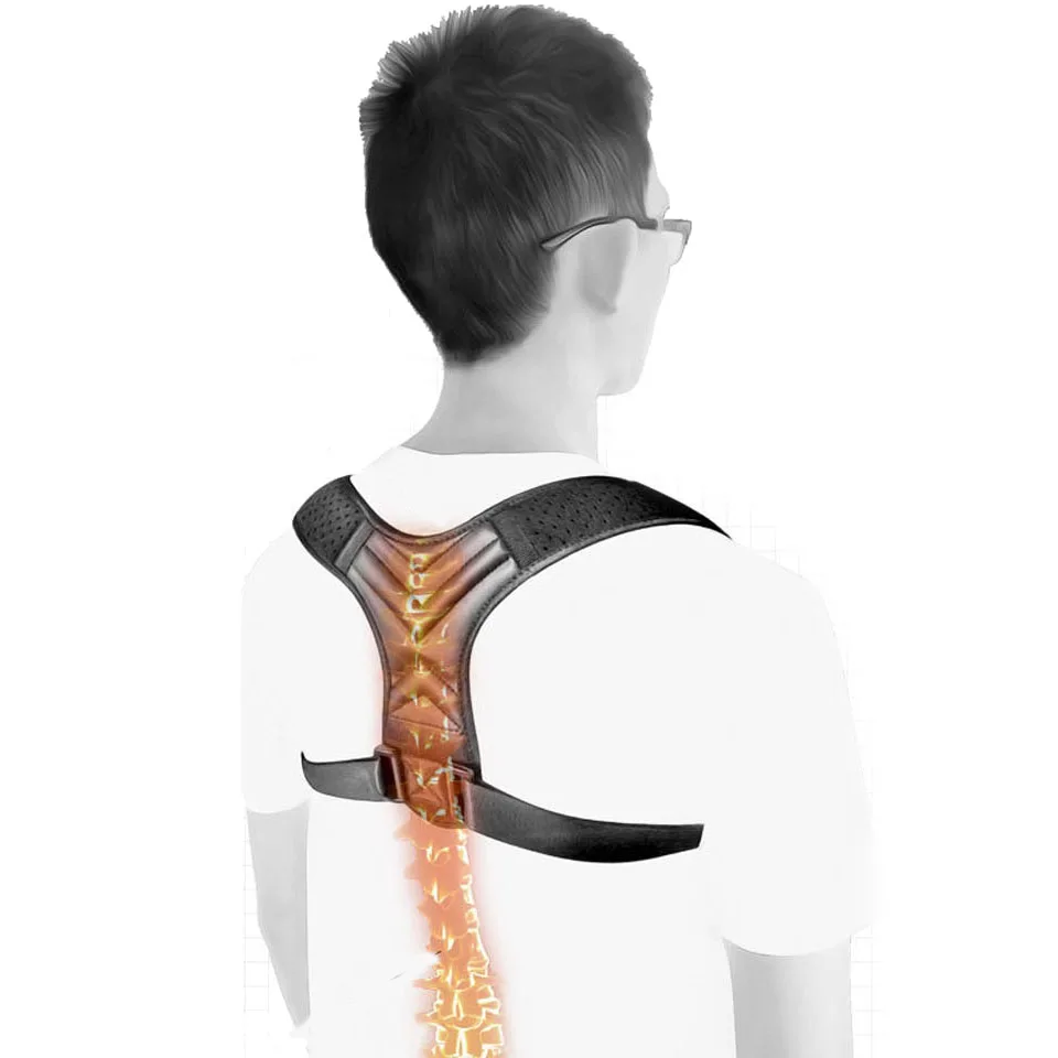 

NEW Back Posture Corrector Belt Women Men Prevent Slouching Relieve Pain Posture Straps Clavicle Support Brace Drop Shipping