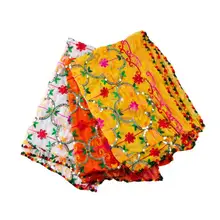 3 цвета, индийский сари, этнический стиль, Женский сари шарф на весенне-летний сезон, красивая удобная шаль с вышивкой