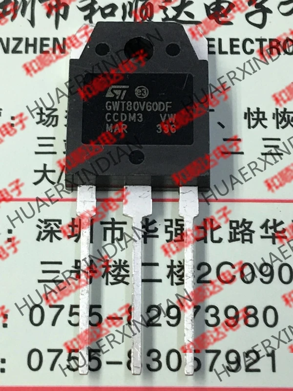 10 шт./лот новое и оригинальное GWT80V60DF TO-3P IGBT 600V 80A