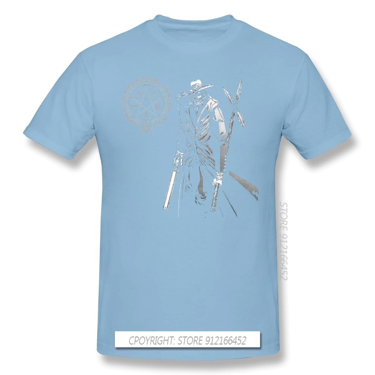 Camiseta Hellsing Symbol Para Hombre | 100% Algodón | Talla L | Color Negro