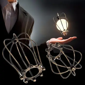 

Hanging Lamp Shade Cage Bulb Iron Lamp Cage Guard Holder Light Decor Home Wire Vintage