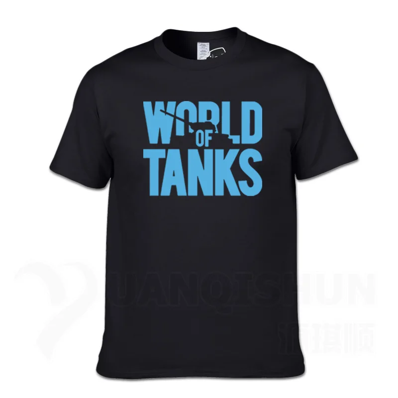 WORLD OF TANKS, Мужская футболка, 16 цветов, чистый хлопок, бутик, футболка, игра, веер, Мужская футболка, Vete, мужская, ts Camisas, повседневные футболки, забавная улица - Цвет: Black 4