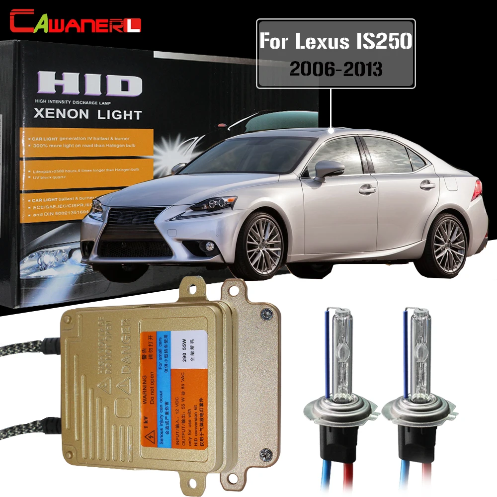 Cawanerl 55 Вт HID ксеноновая лампа Canbus балластная AC 3000K 4300K 6000K 8000K Автомобильная фара