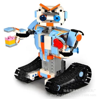 

Programming Robot Model Children Small Grain Building Block Assembling Toys