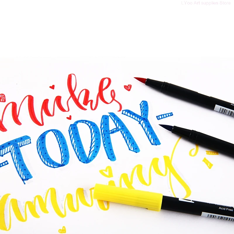 NEW TOMBOW AB-T Japan 4/10/12Set Double Head Markers Art Soft