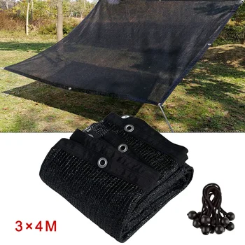 

3*4M Cerbior 70%Sun Shade Cloth Taped Edge With Grommet For Pergola Cover Canopy Sunshade Cloth Sunshade Net Balcony Courtyard S