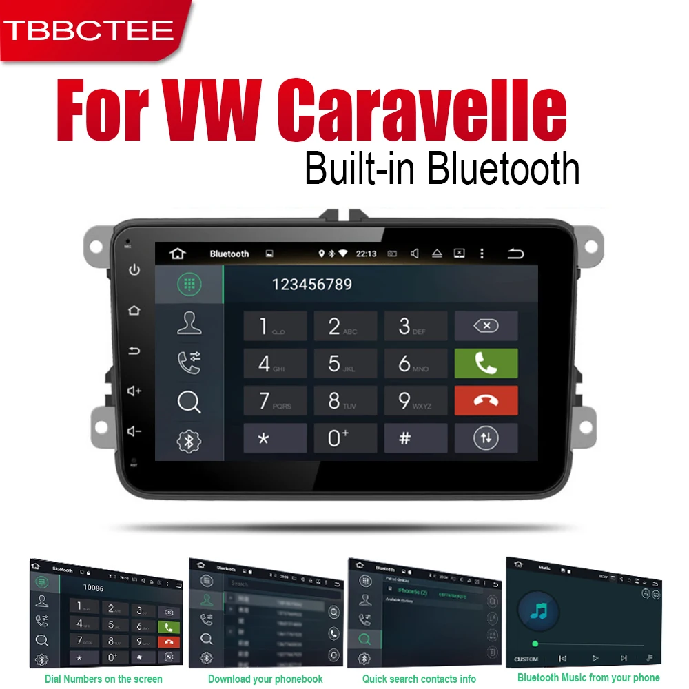 TBBCTEE Android 2 Din Авто Радио для Volkswagen VW Caravelle 2010~ автомобильный мультимедийный плеер gps навигационная система Радио стерео