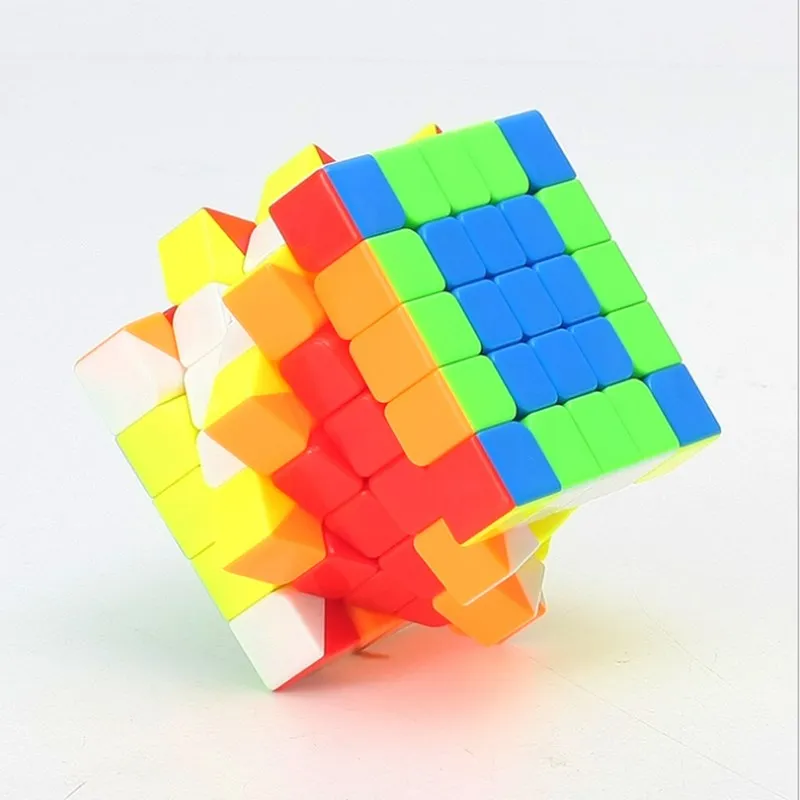 QIYI Wu Shuang5x5x5 волшебный скоростной куб без наклеек профессиональные Кубики-головоломки детские подарочные игрушки