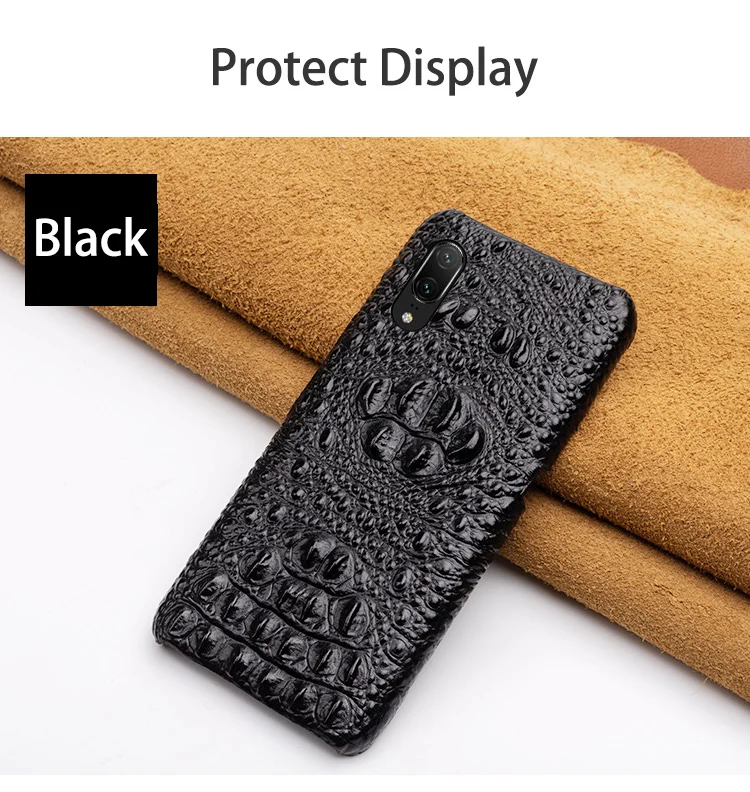 Чехол для телефона для huawei P20 P10 P30 lite Y9 Y6 P Smart Коврики 9 10 20 Pro головы крокодила текстура чехол для Honor 8X8 9 10 Lite