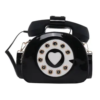 

Women Telephone Shaped PU Leather Shoulder Crossbody Bag Handbag Satchel Purse L9BE