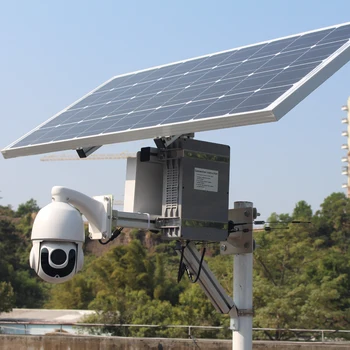 

100w solar battery 4G camera ip ptz wifi wireless sim card slot 18X Zoom outdoor security cctv video with 128G recording card