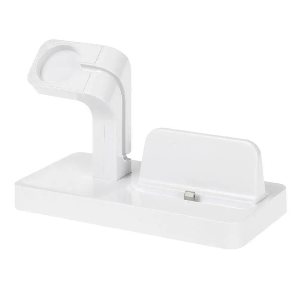 

2 in 1 Charging Dock Station Bracket Cradle Stand Holder Charger For iPhone SE 5 5S 6 6S 6/6S Plus 7 7 Plus Dock for Apple watch
