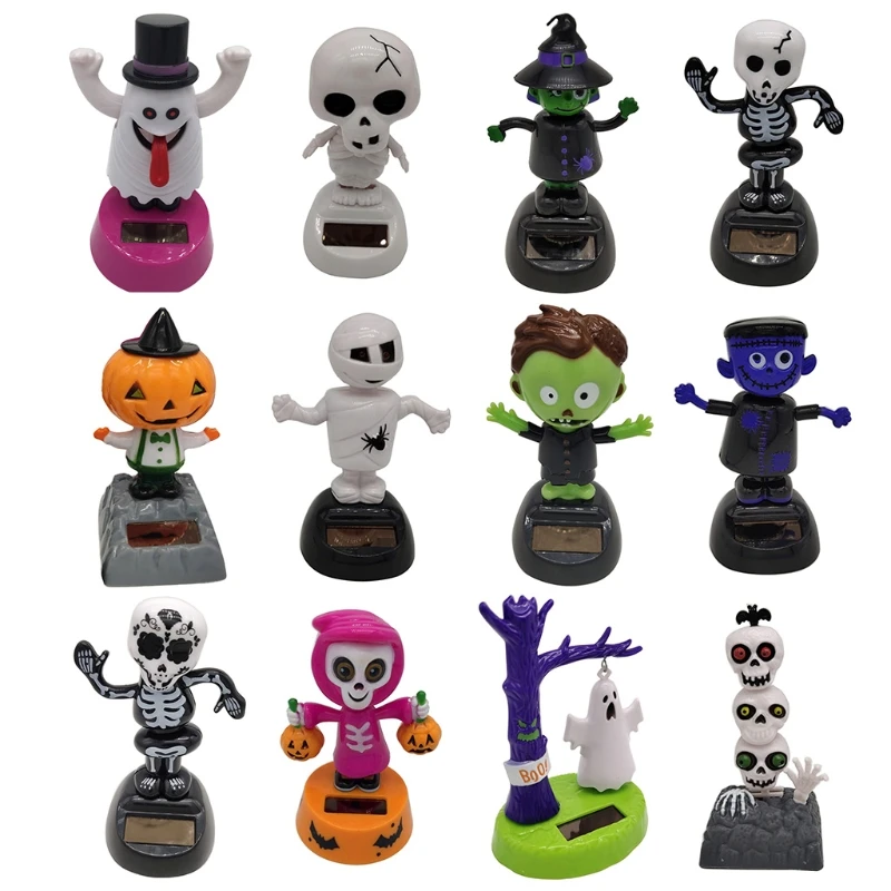 Solar Powered Dancing Halloween Swinging Animated Bobble Dancer Toy Car Decor Solar Creative Swinging Shaking Ornaments 1 Solar Powered Dancing Halloween Swinging Animated Bobble Dancer Toy Car Decor Solar Creative Swinging Shaking Ornaments 1