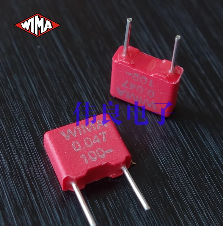 

2PCS WIMA 100V 0.047uF 47N 473 MKS2 Series Film Capacitors Original Brand New