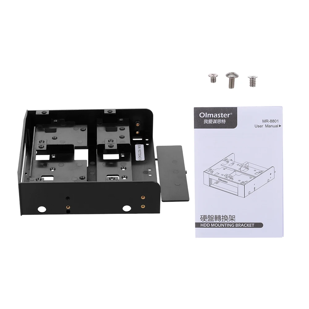 Olmaster MR 8801 полезный Монтажный кронштейн 2 5 дюйма для SSD HDD подходит 3 &quotHDD/2 5&quot HDD/SSD