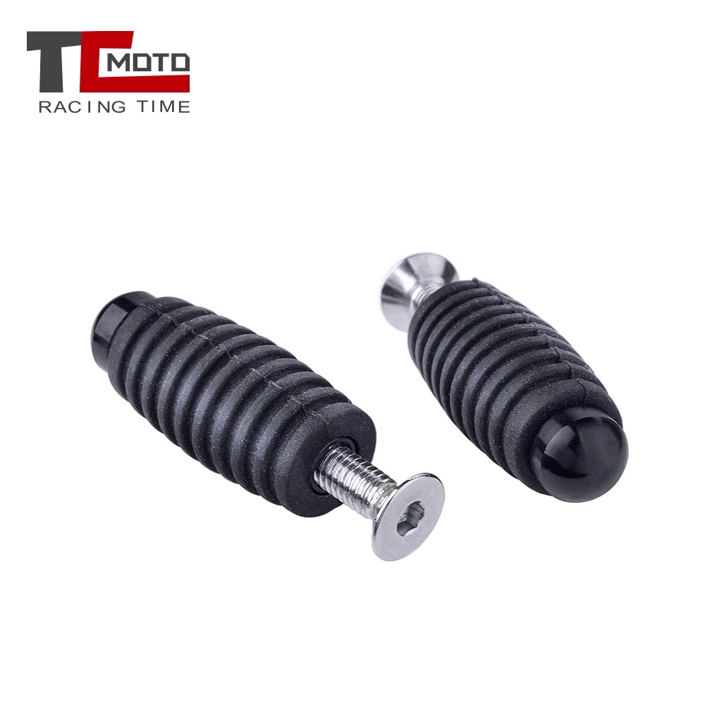 Motorcycle Foot Pedals 6MM M6 Brake Lever Toe Peg Gear Shift Toepeg Pedals Adapter For Suzuki GSX s750 sv650 gsx1300r gsr 600 Bandit 600 650 1200 1250