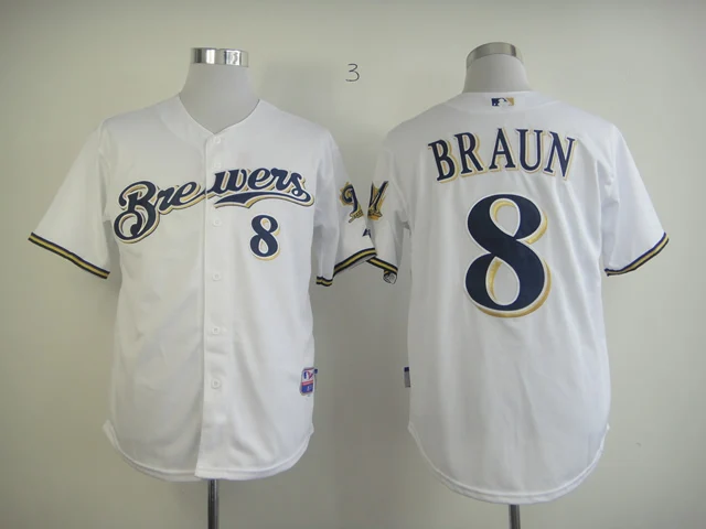 Серый Мужская майка Milwaukee Christian Yelich Lorenzo Cain Eric Thames Lorenzo Cain Ryan Braun FLEX& Cool Base - Цвет: Серый