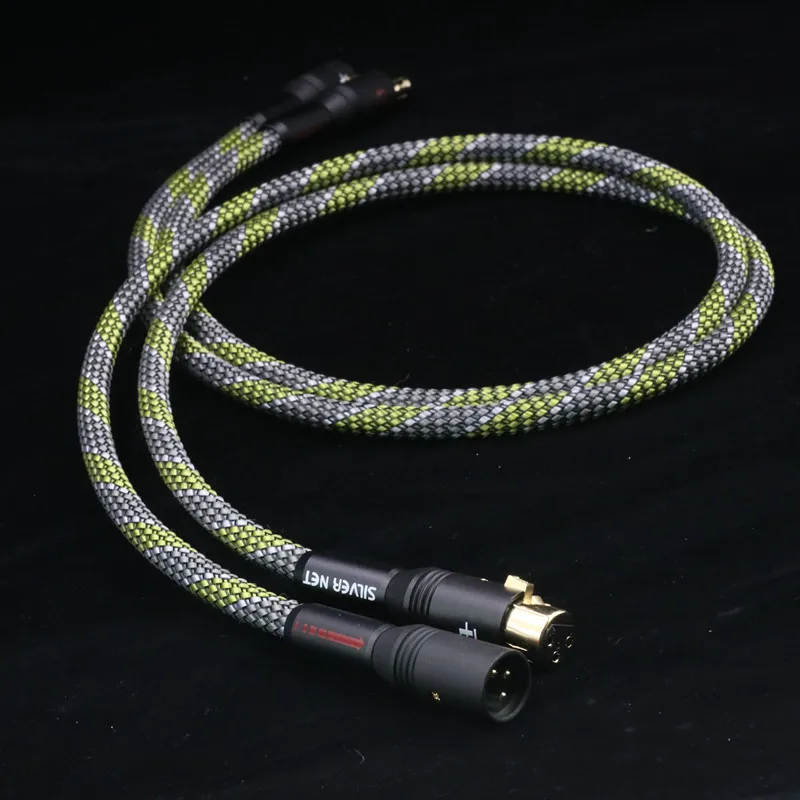 

Audiocrast HIFI XLR Balanced Cable Cord Hi-end 3 Pin 2 XLR Male to 2 XLR Female RCA jack Audio Cables Wire Line