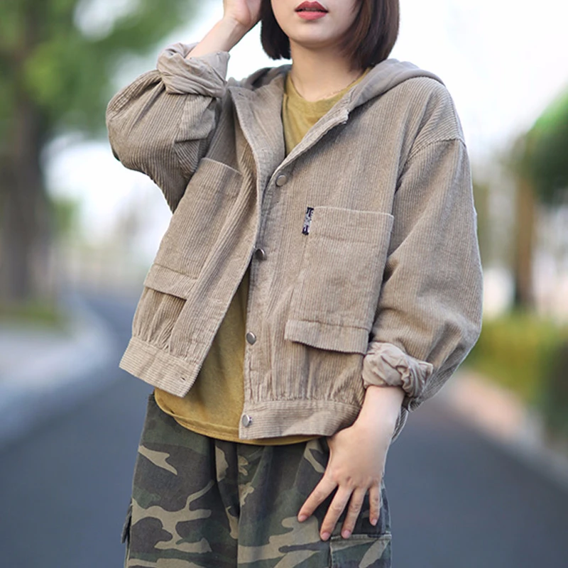 awesome Max LuLu 2019 New Korean Fashion Vintage Streetwear Ladies Hooded Jackets Women Casual Oversized Co