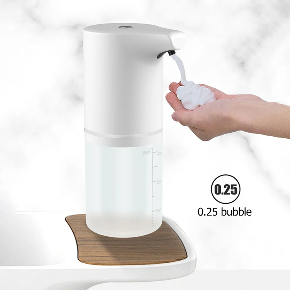 Buena Compra Dispensador automático de jabón con Sensor de inducción infrarrojo, dispositivo desinfectante de manos para baño, espuma sin contacto xXKkpaoNZ