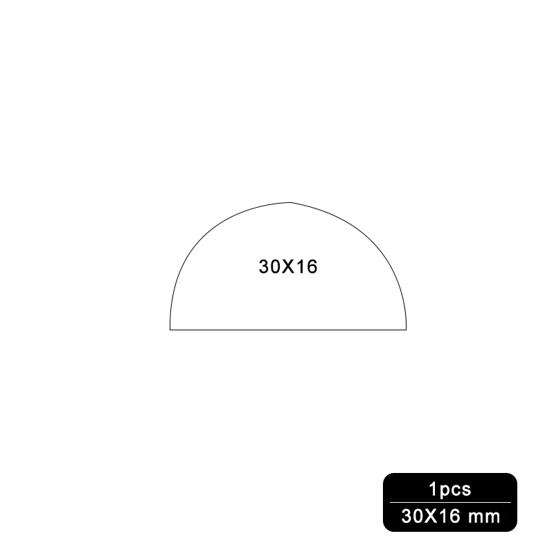 1Pcs 30x16mm MIUSIE, 1 шт., кожаные дырочки, дырокол, дырокол, инструменты, металлические дырочки, дырокол, ручная работа, кожевенное ремесло, инструмент для рукоделия, для телефона, кобура - Цвет: 1Pcs 30x16mm