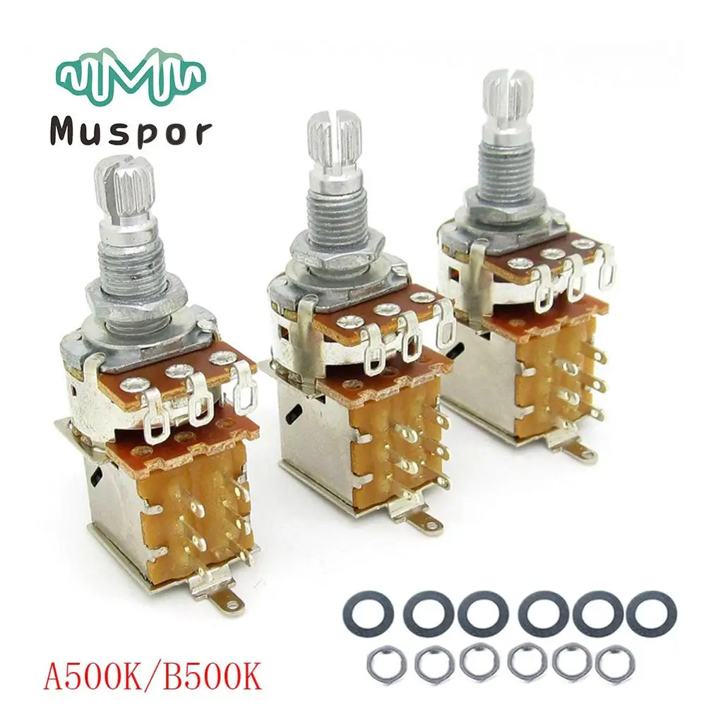 3 шт. потенциометр для гитары Gibson Les Paul|Детали и аксессуары гитар| |