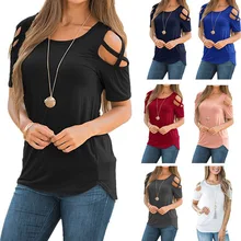 Осенне-зимняя женская футболка с длинным рукавом и ремешками, с открытыми плечами, топы, футболка, женская короткая футболка с круглым вырезом, футболки, Feminina Camiseta