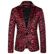 Мужские блейзеры, куртки, мужские,, Новое поступление, приталенные, мужские, s, весна, осень, мужские, для выступлений, блейзеры, мужские, с леопардовым принтом, блейзер