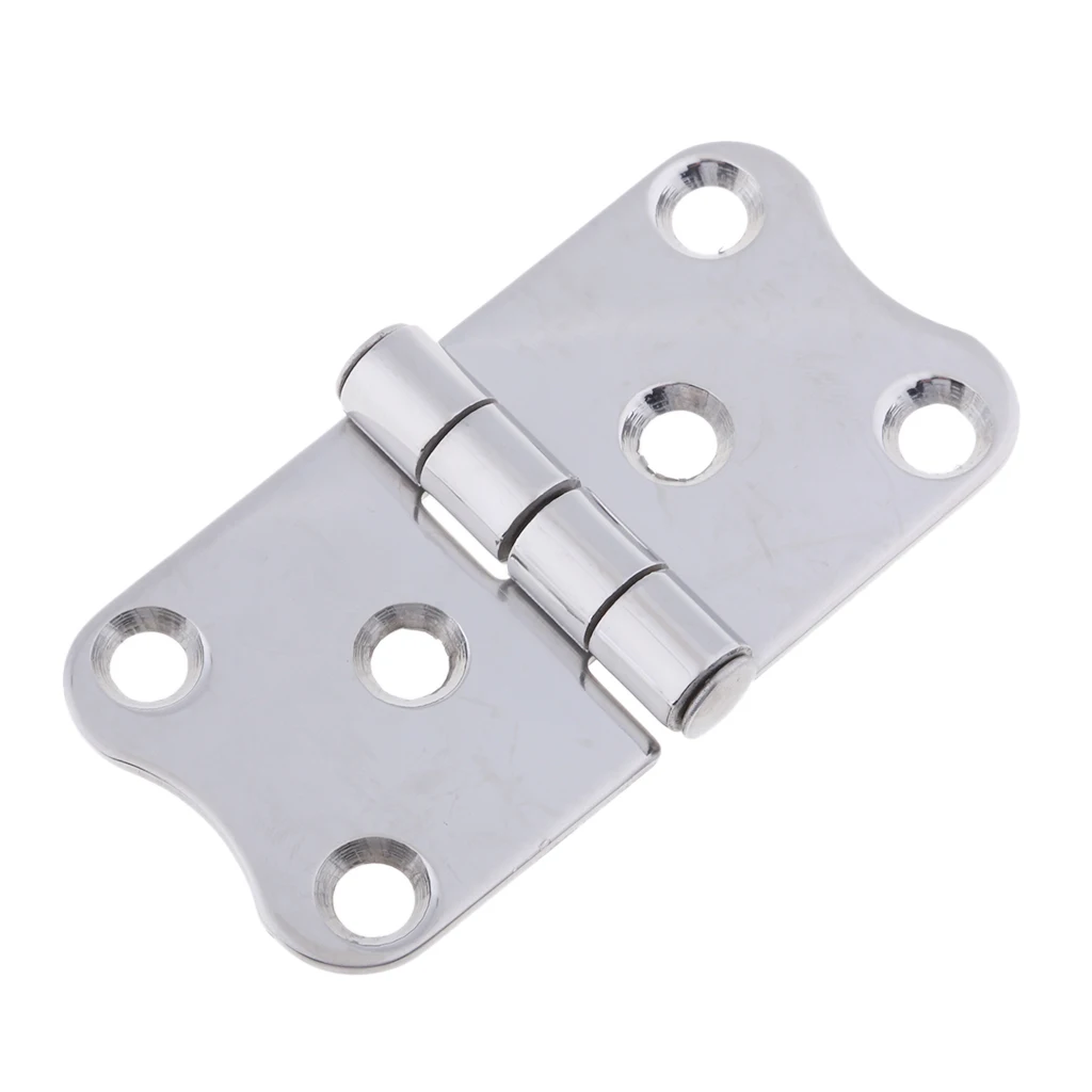 Single 76 x 38 mm Boat Round Hinge High Polished Surface Marine Cabin Hardware | Автомобили и мотоциклы