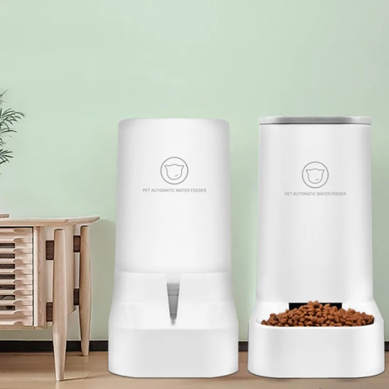 Cuencos de alimentación para gatos y perros, alimentadores automáticos, dosificador de agua para perro, fuente, botella para tazón de gato, alimentación y bebida