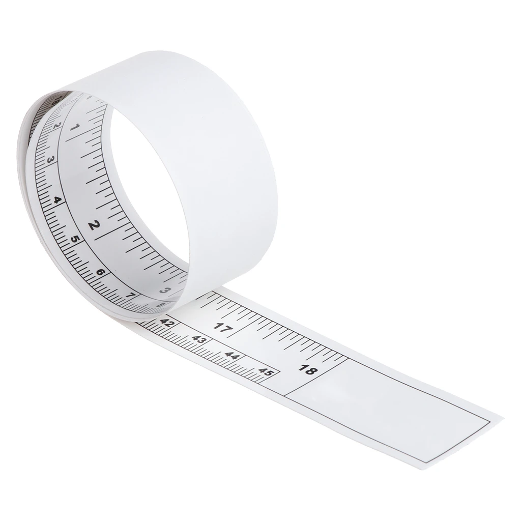 Self Adhesive Measure Tape Vinyl Silver Ruler Sewing Machine Sticker Self Adhesive Measure Tape Vinyl Silver Ruler Sewing Machine Sticker