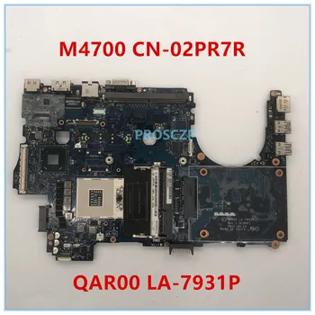 

High quality For M4700 Laptop motherboard CN-02PR7R 02PR7R 2PR7R QAR00 LA-7931P 100% working well