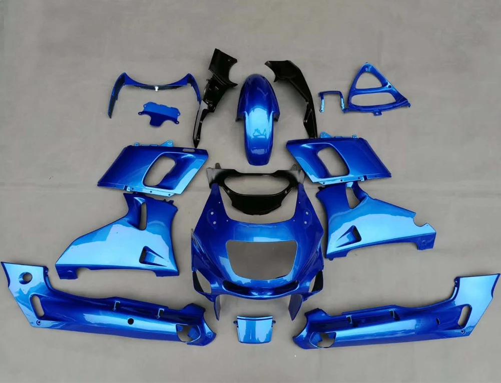 ZZR400 93-07 ZZR600 98-03 ZZR-400 ZZR-600 Обтекатели кузова Крыло ABS Пластик литья под давлением обтекатель комплект для Kawasaki