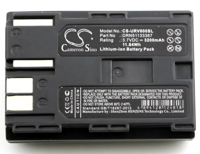 Cameron sino 3200 мА/ч, Батарея для UROVO i60 i60XX DRN51133367 оборудование, обзор, аккумуляторная батарея