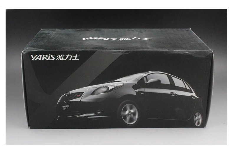 1:18 TOYOTA YARIS литая модель автомобиля игрушки для детей подарок на день рождения Оригинальная Заводская коробка