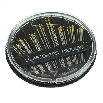 

30PCS Assorted Hand Sewing Needles Embroidery Mending Craft Quilt Sew Case