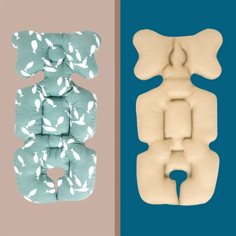 Universal Baby Stroller Seat Cushion Baby Car Cushion Head Neck Support Pillow Infant Pram Pushchair Warm Mat