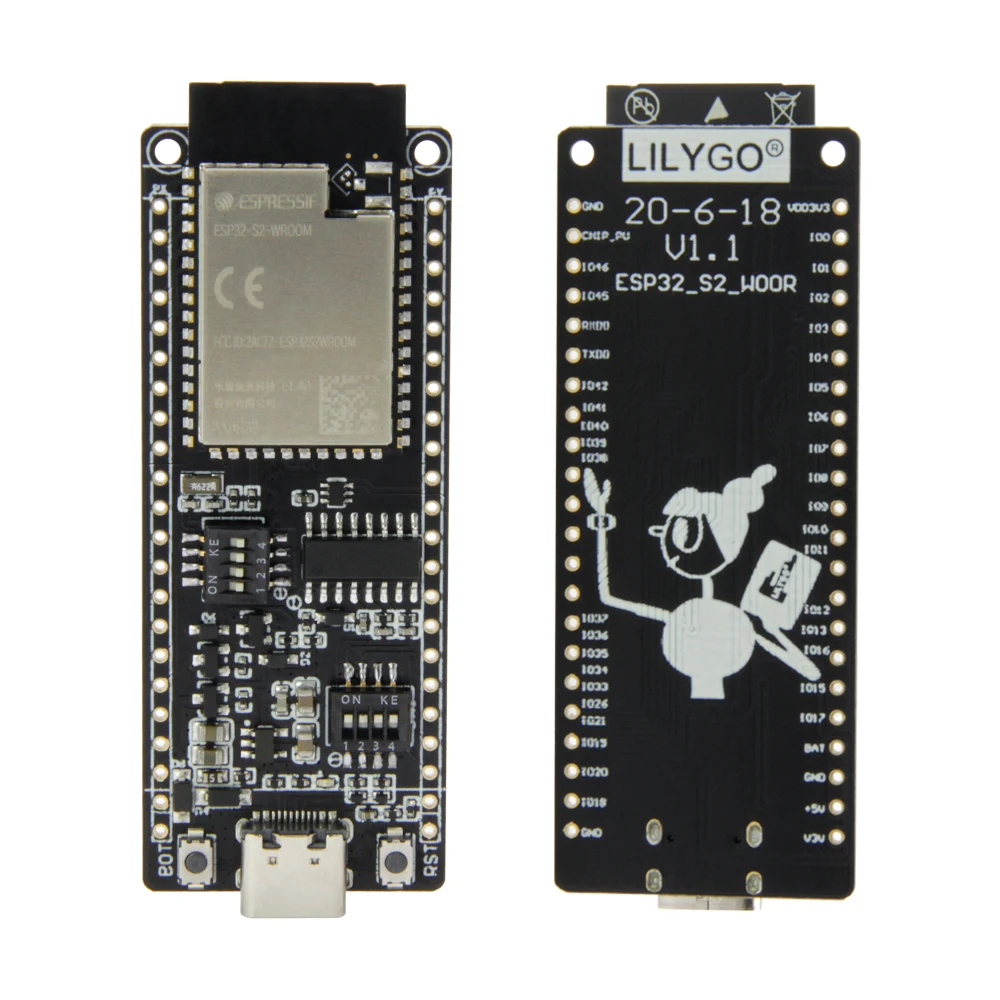 LILYGO®TTGO T8 ESP32 S2 V1.1 WIFI беспроводной модуль Type C коннектор макетная плата|Печатные