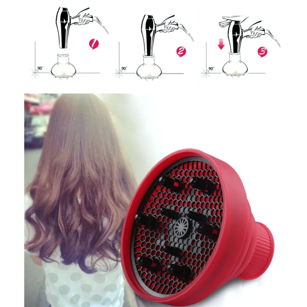 

Professional Hairdryer Diffuser Blower Cover Universal Portable Retractable Hairdressing Curly Hair Dryer Cover for Salon