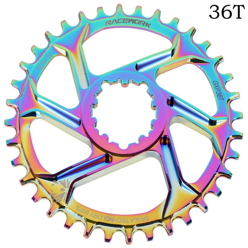 Велосипедная Звездочка RACEWORK MTB 1*12S звездочки с прямым креплением 32/34/36/38T для SRAM GXP