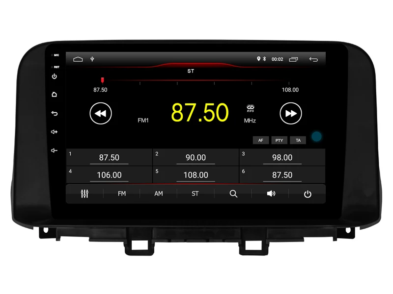 Cheap Car Android 9.0 Player for Hyundai SONATA 2018 tape recorder 4G Lte sim card Bluetooth GPS Radio Head Unit 2.5D IPS screen 3