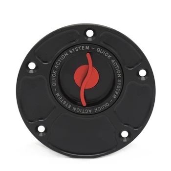 

Motorcycle Racing FUEL TANK CAPS Black Red For YAMAHA FZS 600 Fazer 1998-2009 FZS 1000 Fazer 2000-2009