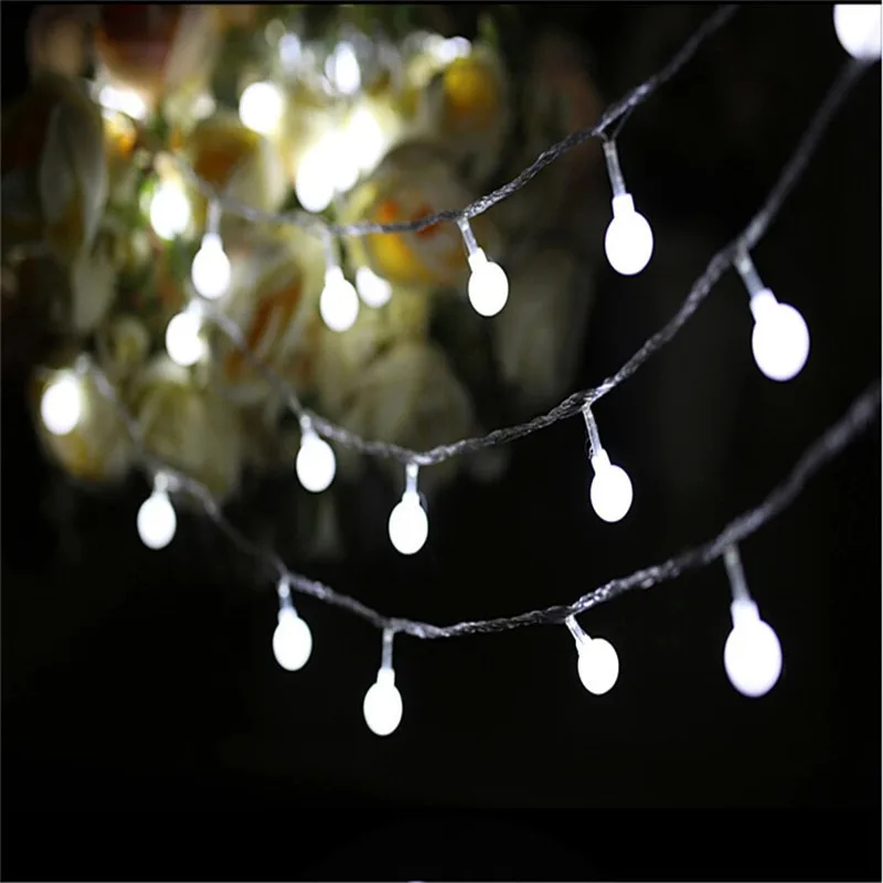 thumbnail image 1 of Guirnalda de luces LED de 10 m, 100 LED, 220 V/110 V, guirnalda de luces navideñas para exteriores, para bodas, fiestas, hogar, decoración de Año Nuevo, 1 of 5